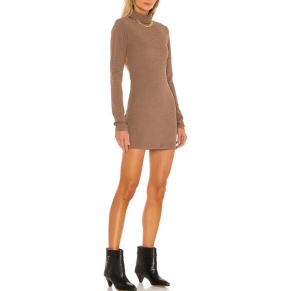 ATOIR X RTR REVOLVE Women's Coffee Brown Baseline Mini Dress Size 10 - Picture 7 of 7
